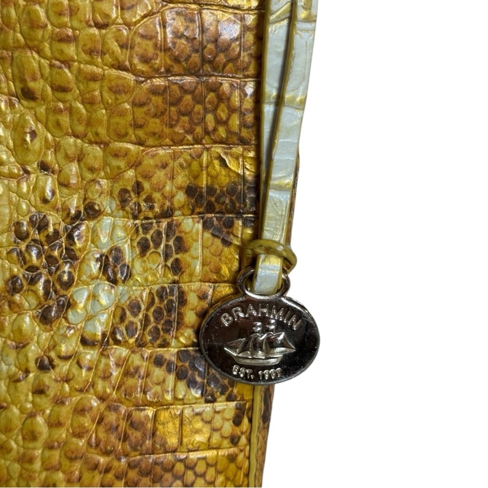 Brahmin Katie Crossbody Canary Yellow Ombré Bag - Picture 6 of 15